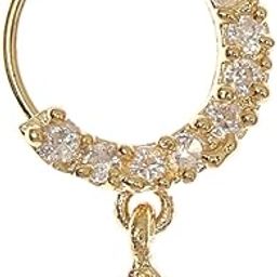 Stylish American Diamond Stone Nosepin for Women & Girls-image-97