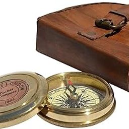 Artisanal Pocket Compass - Inspired 1885 Vintage Nautical Design by Sun Instrument-picture-28