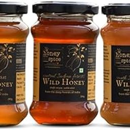 Honey and Spice Wild honey combo - Himalayan (200 gms), Central Indian (200gms) & South Indian (200 gms) Wild honey. Natural and Unprocessed honey | 100% Raw and Pure-24