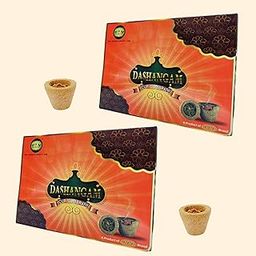24 Cups AAA Dashangam Cup Sambrani, Traditional Incense Cups, AAA Brand, Pack of 2 x 12 Cups-2