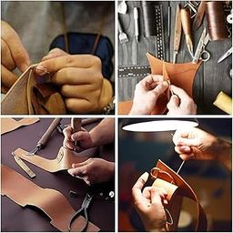 THE STYLE SUTRA® 27x Leather Craft Tools Kit Saddle Groover Carving Punch Tool Stitching| Leathercrafts | Leathercraft Tools | Other Leather Tools-image-24
