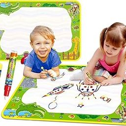 FAMOUS QUALITY Water Drawing Mat for Kids - Combo of 3Pcs, Gifts for Girls and boy Age 3 to 7 | Magic Pen-0