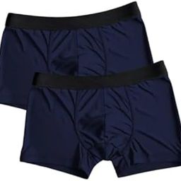Albatross in Highsky Men's Cotton Boxer Briefs, Black, Pack of 2, Mid Rise, Moisture Wicking (in, Alpha, L, Regular, Big Boys, Blue)-image-45