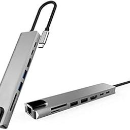 Sprugal 8-in-1 USB C Hub: Multiport Extension for MacBook, Windows, Android, and More with 4K HDMI and USB 3.0!-13