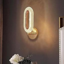 BrightLyt Wall Light for Living Room, Modern Wall Lamps for Bedroom, Wall Lights for Home Decoration, Bedside Wall Lamp, Hotels and Restaurants (Pack of 1) (Oval.)-image-98