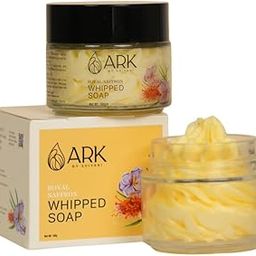 Ark By Shivani Royal Saffron Whipped Soap 100g | Cream-Based with Glycerin, Gotukola & White Willow Bark | Gentle Exfoliation, Radiant Look & Plant-Based Formula-image-40