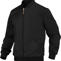 CASUAL JACKET For Men's Loopknit Full Sleeve Regular Fit Solid Bomber Jacket (Color Black)-picture-35