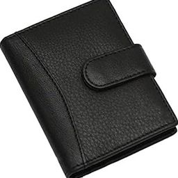 Men`S Genuine Leather Card Holder (20 Card Slots) Black OR Brown-image-32
