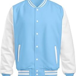 Cotton Blend Standard Full Sleeves Length Casual Varsity Jacket For Men-picture-28