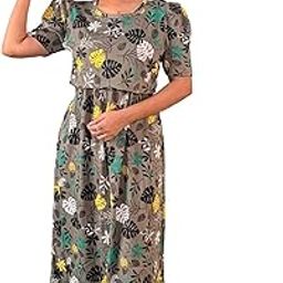 Zipless Maternity and Feeding Loungewear/Pregnancy/Easy Breastfeeding/for Nursing/Pre and Post Pregnancy by Lotus Fashion-image-40