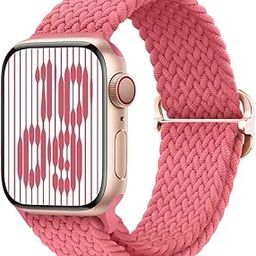 VEMIGON Compatible with Apple Watch Straps 38mm 40mm 41mm 42mm 44mm 45mm 46mm 49mm, Solo Loop Nylon Braided Sport Band for iWatch Series 10 9 8 7 6 SE 5 4 3 2 1 Ultra Ultra 2 (Watch is Not Included)-11