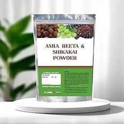 Reduces Dandruff Amla, Reetha, Shikakai powder for Makes the Hair Soft and Shiny Natural Hair Cleanser Hair Regrowth-image-63