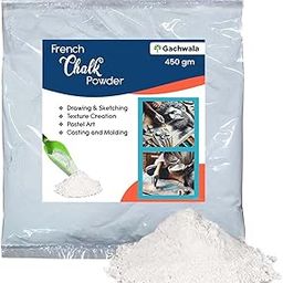 Gachwala French Premium Chalk Powder - 900g | Industrial Grade Talc Powder for Manufacturing, Cosmetics, and Crafts | Smooth Texture, Non-Stick Properties-26