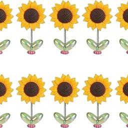 GODSDWARES 10PCS mini Sunflower for car Dashboard, Car Dashboard Decoration Items, Car Decoration Items Interior for Sunflower Dashboard Plant Decor for Car Interior Home Office Desk Good Gifts-10