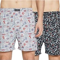 Men's Cotton Modern Regular Printed Boxer Shorts-image-48