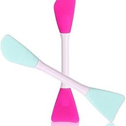 Cosluxe Silicone Face Brush for Mask Application - Clay, DIY, Modeling Mask Applicator - Double-End Handheld Scoop for Mud Mixing and Skin Care - Foundation Spatula (Pack of 2)-81