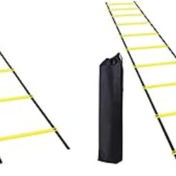CALANDIS™ Agility Ladder Adjustable Soccer with Carry Bag for Rugby Workout Volleyball 300cm 6 Sections | Training Aids | Soccer | Team Sports-image-98
