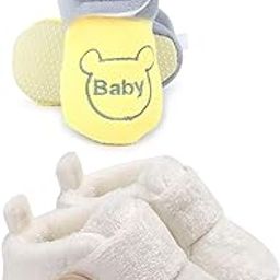 Baby Boys & Girls 3 TO 12 Months Skin Friendly Comfortable Baby printed Booties-image-99