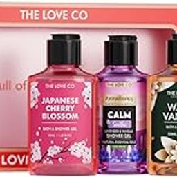 THE LOVE CO. Indulgence Gift kit Collection: Indulge in Travel Pack Shower Gels | Cherry Blossom, Vanilla, Lavender, Oud | Opulent Bathing Experience | Ideal Birthday & Special Occasion Hamper | Pack of 4-28