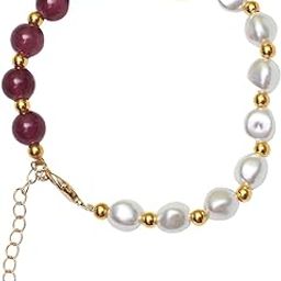 Anti Tarnish Treasures Beads Bracelet for Women | Fancy Jewellery Gifts | Hand Band | Latest Fashion Accessories for Girls | Minimal Jewelry Design | Ideal for Gifting-image-95