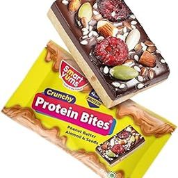 Protein Bites High Protein Bars For Active Kids (Pack Of 20) | 4.5g Plant Protein Per Bar | 81% Peanut Butter | Easy to Chew | Easy to Digest | No Artificial Sweeteners | No Whey | No Maida | Gluten free-28