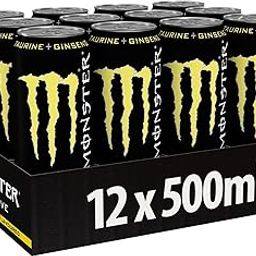 Monsters Drink Reserve White Pineapple Energy Drink, 500ml, Pack of 12, with Taurine and Ginseng (From UK)-picture-18