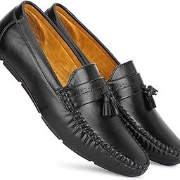 GAUTAMFIT Men's Stylish & Comfortable with Soft Cushioned Insole | Hand-Stitched Design for Trendy | Loafer for Men-image-73