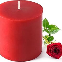 Pure Source India Scented Pillar Candle for Home Decor, Living Room, Office & Party Decoration (Rose) (3 X 3) Inch-image-15