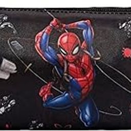 Round Pencil Pouch | Marvel Spiderman Pencil Pouch for Kids | Multi-Purpose Travel Pouch | Stationary Holder | Pencil Utility School Pouches | Geometry Box | Black-image-68