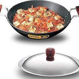 Hawkins Futura 2.5 Litre Deep Fry Pan, Hard Anodised Kadai with Stainless Steel Lid, Flat Bottom Kadhai, Black (AD25S)-29