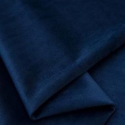 STYLOCASA 220Gsm Imported Velvet Solid Fabric for Sofa Upholstery Curtains Cushions Cover DIY Dresses Unstitched Fabric Material by Meter - 56 Inch Width (10 Meter, Blue)-8