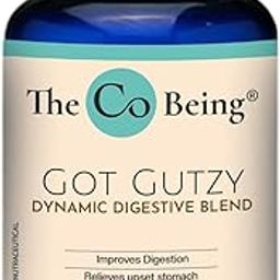 The Co Being Got Gutzy Gut Health Supplements | Digestive enzymes with Herbal Extracts Licorice, Amla, Aloe Vera, Ginger & Turmeric | Supports Digestion, Relieves Acidity & Bloating | 60 Capsules, Pack of 1-image-94