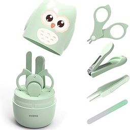 D ZOVAG New Born Baby 4 in1 Nail Grooming Kit for Baby Manicure Set with Kids Nail Cutter, Tweezer, Filer and Scissors-image-79