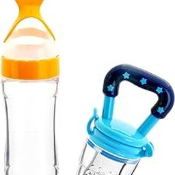 Manan Shopee Baby Food Fruit Nibbler | Baby Juice Nibbler | Pacifier | Infant Baby Teether | Food Feeder(Multicolor_7)-image-27
