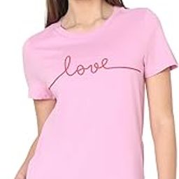 Round Neck Short Sleeves Typographic Printed Cotton Cotton Regular Fit T-Shirt-image-22