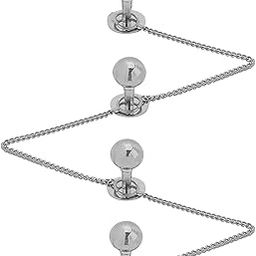 Brass Kurta Buttons with Silver Ball and Chain for Men and Women TNSPKURTA2026-16