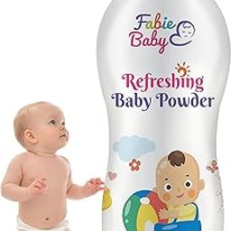 Fabie Baby Talc Free Natural Baby Powder for New Born with Corn Starch, Soothes & Moisturizes Baby’s Skin, Dermatologically Tested, Paraben Free Pack of 100g-image-41