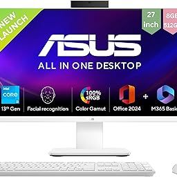 ASUS AiO V470,13th Gen Intel Core i3-1315U, 27" FHD,100Hz,All-in-One PC(8GB RAM/512GB SSD/Windows 11/Office 24/Retractable Camera/Wireless Keyboard & Mouse/M365 Basic (1Year)*) V470VAB-KWPE001WS-image-49