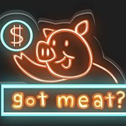 luxury sign india GO MEAT NEON light-image-51