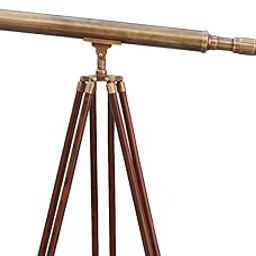 MARY NAUTICAL Brass Nautical Telescope | 25x Magnification Compact and Portable Spyglass | Classic Piece, Vintage Maritime Design, Ideal for Gifting-image-32