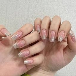 24 Reusable Artificial Fake Nail Set| Lightweight & Long Lasting| Easy To Use| Quick Fix For Festivals & Special Occasions-picture-18