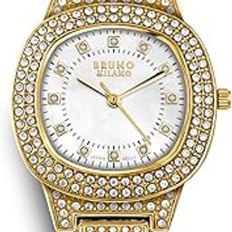 Crystal Studded Fashionable Watch Jewellery Buckle for Women and Girls-image-2