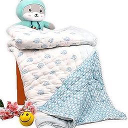 MOM'S Home Organic Cotton Baby Quilt | 100 * 150cm | 0-5 Years | Royal Elephant-29
