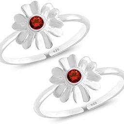 Sterling Silver Toe Rings for Women | 925 Pure Chandi Bichiya Traditional Design Indian Toe Rings for Women Stylish (SJTR18G)-image-82