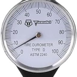 Rubber Hardness Tester,Shore Type D Rubber Tire Durometer Hardness Tester Meter 0-100 HD (D Type)-5