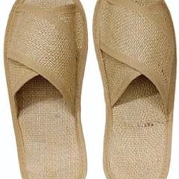 Sassyvilla Reusable Jute Slippers Non Slip Closed-Toe Style Soft Washable Unisex Disposable Slippers Footwear For Home Guest Hotel Travelling House Spa Salon-32