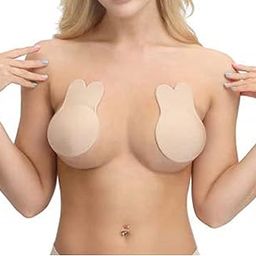 Nipple Cover, Woman Strapless Bras Instant Breast Lift Sticky Bra Breast Lift Backless Invisible Push up Self Adhesive Bra-picture-49