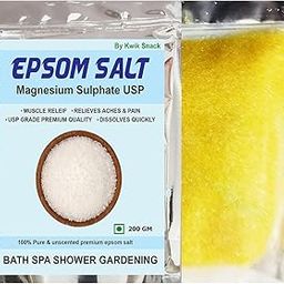 Epsom Lime Bath Salt Pure & Natural Full Body Spa Muscle Pain Relief - 200 GM-image-80