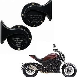 Premium Dual Wind Tone Horn for Benelli 502C & Other Bikes & Cars | Loud Sound | 12V Electric Horn Set-image-65