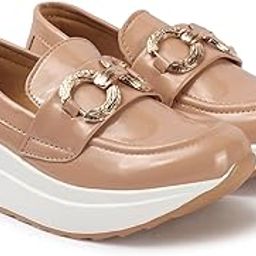 Women's Slip-On Formal Loafer for Women | Moccasins| Loafers | Cushioned Footbed Finish | Flexible | Style & All-Purpose-image-46